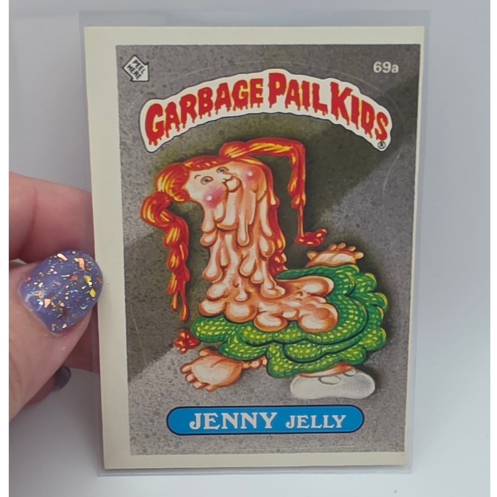 Topps Garbage Pail Kids OS2 Jenny Jelly Fair 69a Miscut